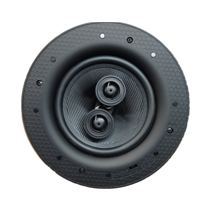 Elevate - 6.5" STEREO In-Ceiling Architectural Speaker with Woven Glass Fiber Cone Driver & Dual Tweeters - EACH